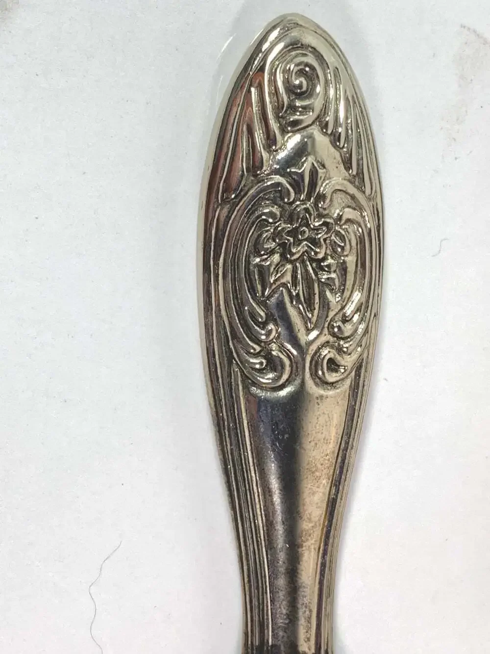 Vintage Vanity Silver Plate Comb and Brush
